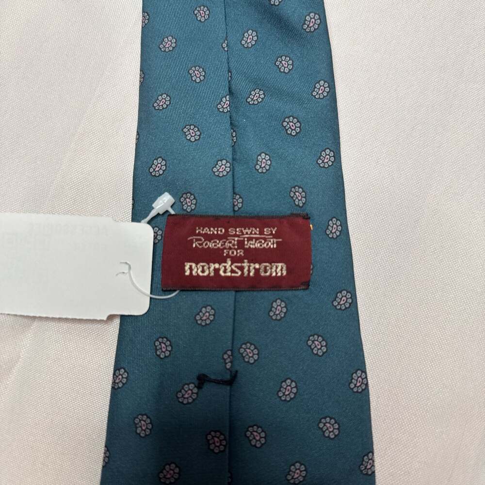 Robert Talbott for Nordstrom Hand Sewn Silk Necktie in Turquoise